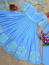 Nsr 783 Cotton Silk Heavy Embroidery Anarkali Readymade Suits